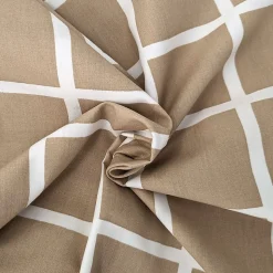 Housse de couette 200x200 cm percale coton DDM MAX Beige