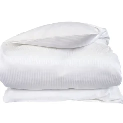 Housse de couette 240x220 cm satin de coton GRAND HÔTEL blanc