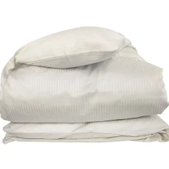 Housse de couette 140x200 cm satin de coton GRAND HÔTEL sable