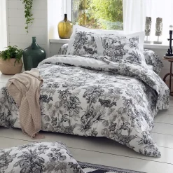 Housse de couette 140x200 cm satin de coton SAVANE blanc