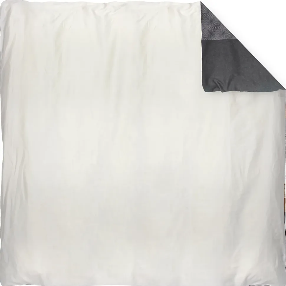 Housse de couette 240x220 cm satin de coton TIAGO noir