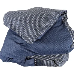 Housse de couette 140x200 cm satin de coton ENZO bleu