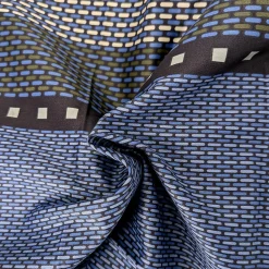 Housse de couette 140x200 cm satin de coton ENZO bleu