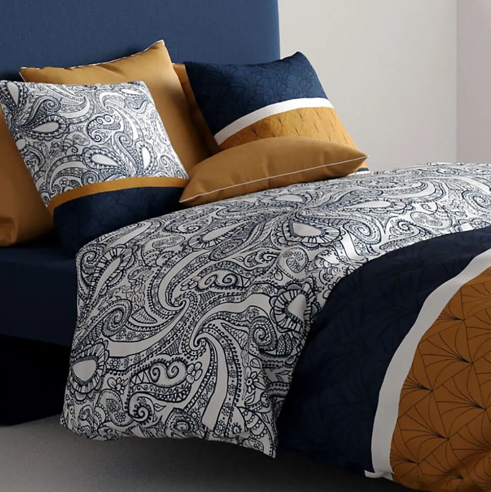 Housse de couette 260x240 Dakota + 2 taies coton 57 fils