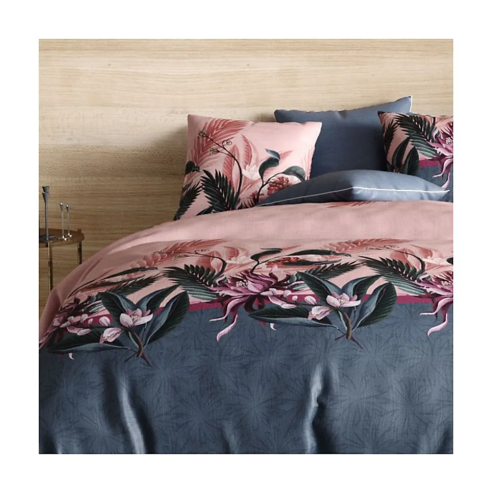 Housse de couette 240x220 FLORA + 2 taies coton 57 fils