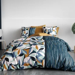 Housse de couette 240x220 FLORIS + 2 taies coton 57 fils