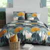 Housse de couette 240x220 GINK + 2 taies coton 57 fils