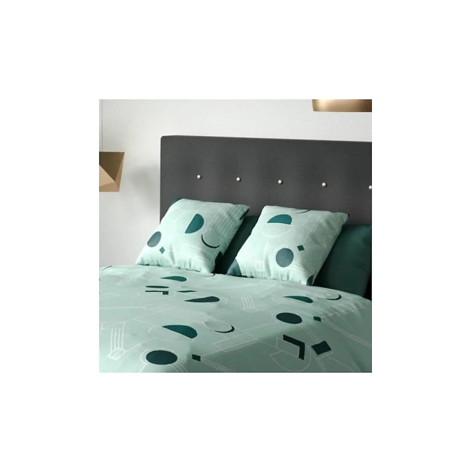 Housse de couette 260x240 HAWAK + 2 taies microfibre