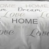 Housse de couette 240x220 HOMELOVE + 2 taies coton 57 fils