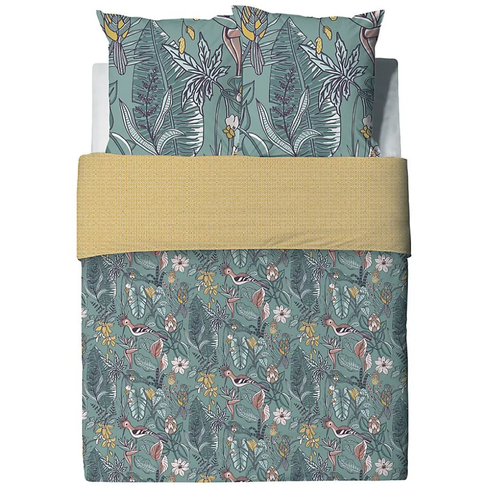 Housse de couette 240x220 Hupia + 2 taies coton 57 fils