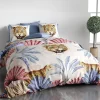 Housse de couette 240x220 JAVA + 2 taies coton 57 fils
