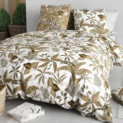 Housse de couette 240x220 KAHONI + 2 taies coton 57 fils