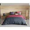 Housse de couette 240x220 Lily + 2 taies 100% coton 57 fils
