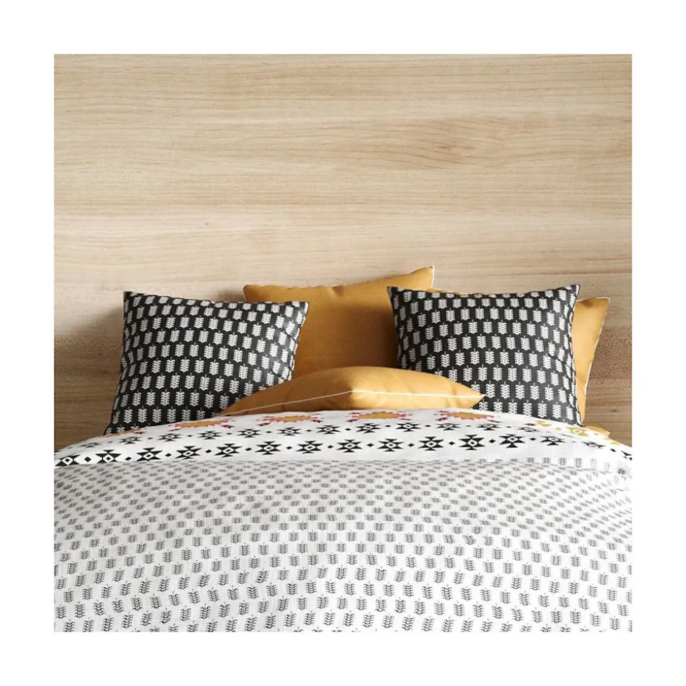 Housse de couette 260x240 LOYA + 2 taies coton 57 fils