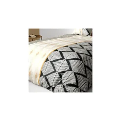 Housse de couette 260x240 MADI + 2 taies coton 57 fils