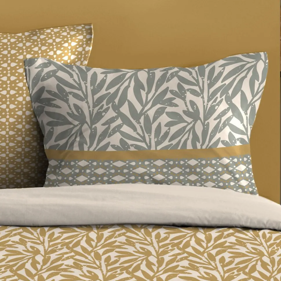 Housse de couette 260x240 MAGDALA + 2 taies coton 57 fils