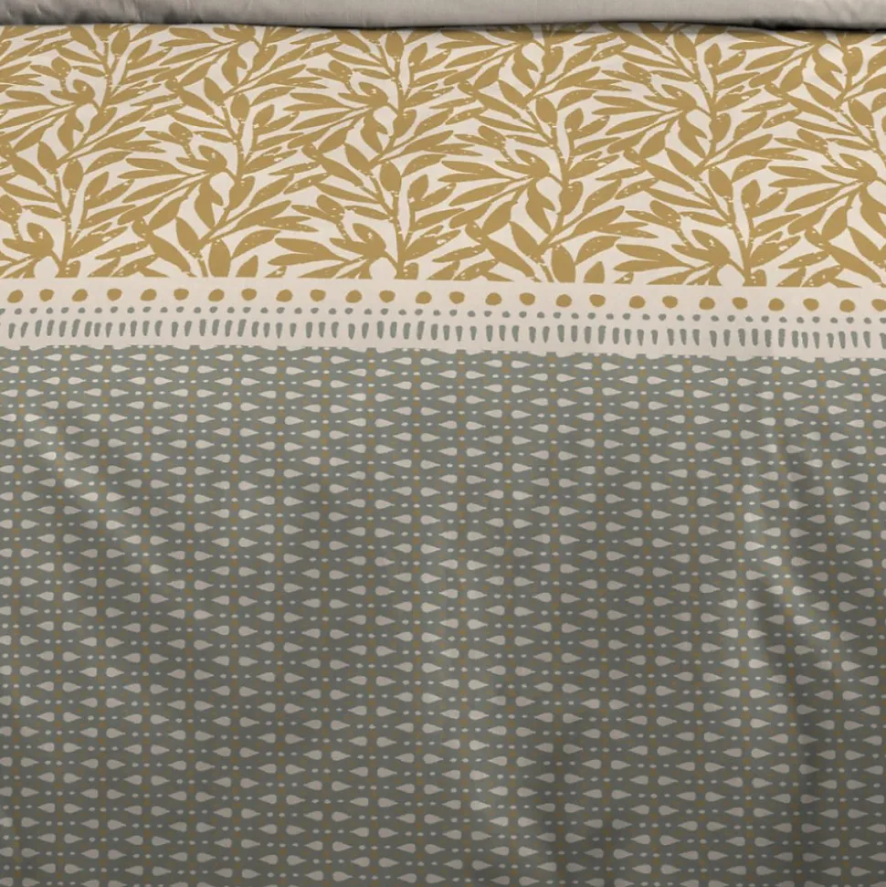 Housse de couette 260x240 MAGDALA + 2 taies coton 57 fils