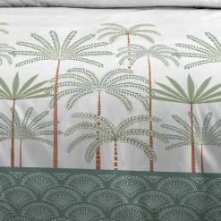 Housse de couette 240x220 MORPHEA + 2 taies coton 57 fils