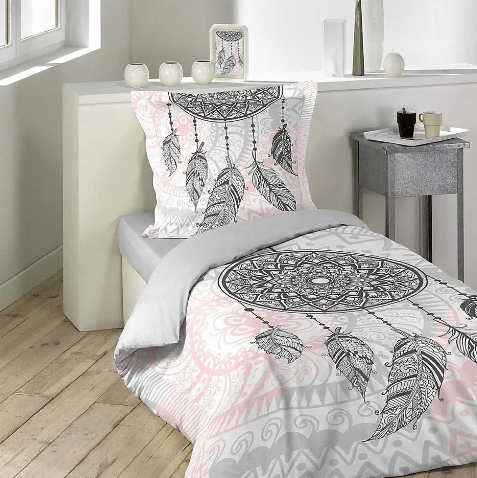 Housse de couette 140x200 Namaste + 1 taie 100% coton