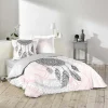 Housse de couette 220x240 Namaste + 2 taies 100% coton
