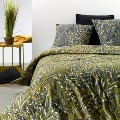 Housse de couette 260x240 NAVA + 2 taies coton Bio 57 fils/cm2