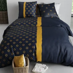 Housse de couette 240x220 NIL + 2 taies coton 57 fils