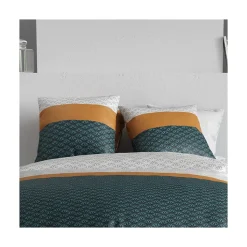 Housse de couette 240x220 ORUS + 2 taies coton 57 fils
