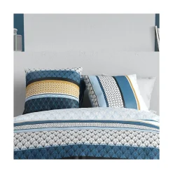 Housse de couette 240x220 OSIS + 2 taies coton 57 fils