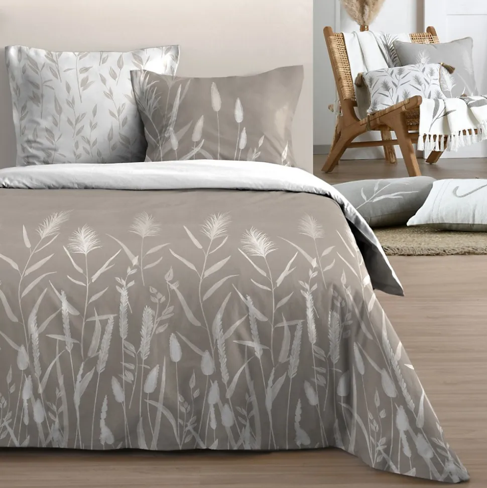 Housse de couette 260x240 PAMPA + 2 taies coton 57 fils