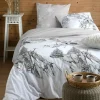 Housse de couette 260x240 REFUGE + 2 taies coton 57 fils