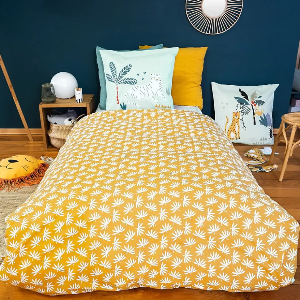 Housse de couette 140x200 réversible + 1 taie JUNGLE MANIA