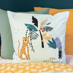 Housse de couette 140x200 réversible + 1 taie JUNGLE MANIA