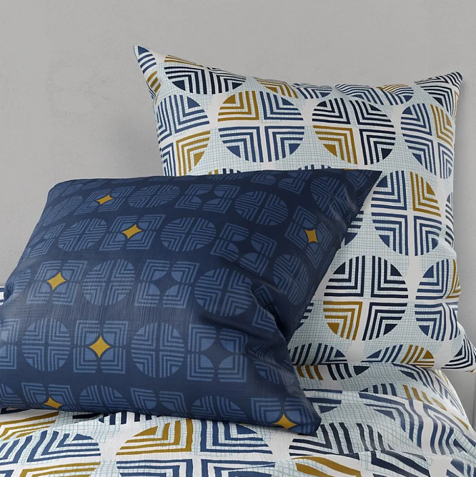 Housse de couette 260x240 Sirius + 2 taies coton 57 fils