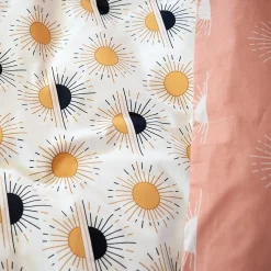 Housse de couette 260x240 TERRAMEA + 2 taies 100% coton adouci 57 fils/cm2