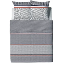 Housse de couette 240x220 Tilak + 2 taies coton 57 fils