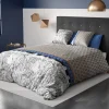 Housse de couette 240x220 Toki + 2 taies coton 57 fils