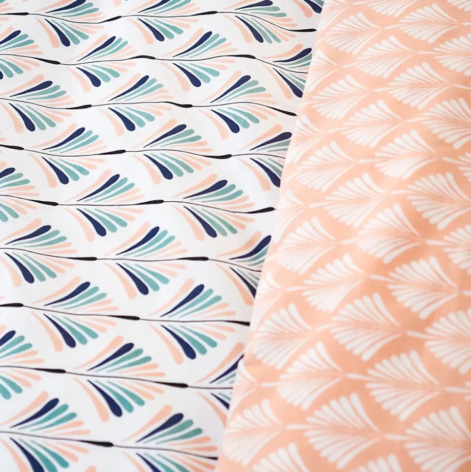 Housse de couette 200x200 VOLEA + 2 taies 100% coton adouci 57 fils/cm2