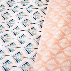 Housse de couette 240x220 VOLEA + 2 taies 100% coton adouci 57 fils/cm2