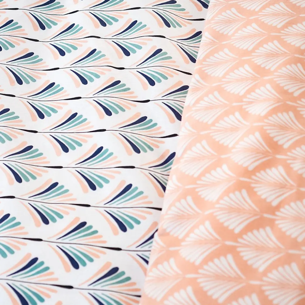 Housse de couette 240x220 VOLEA + 2 taies 100% coton adouci 57 fils/cm2