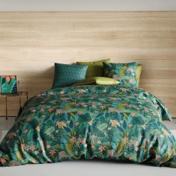 Housse de couette 240x220 ZANIA + 2 taies coton 57 fils