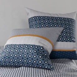 Housse de couette 260x240 ZANTE + 2 taies coton 57 fils
