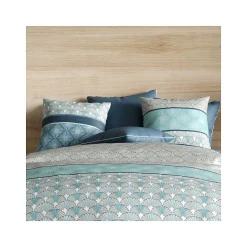 Housse de couette 240x220 ZIRCON + 2 taies coton 57 fils