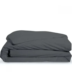 Housse de couette 140x200cm Parure COTON Anthracite