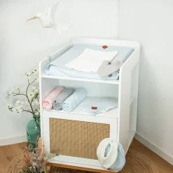 Housse de matelas à langer Nid d'abeille