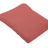 Housse de matelas à langer en éponge bouclette (50x75 cm - Terracotta)