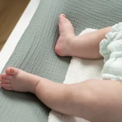 Housse de matelas à langer + éponge bambou Jeanne