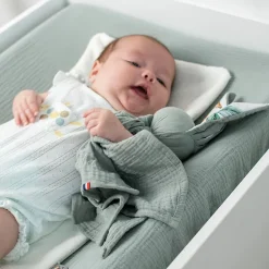 Housse de matelas à langer + éponge bambou Jeanne