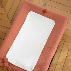 Housse de matelas à langer en gaze de coton Jeanne
