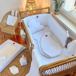 Housse de matelas à langer en gaze de coton Jeanne