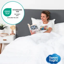 Housse intégrale matelas imperméable - Anti-Punaise de lit et Anti-acariens - Sans traitement chimique - Ep. jusqu'à 12 cm